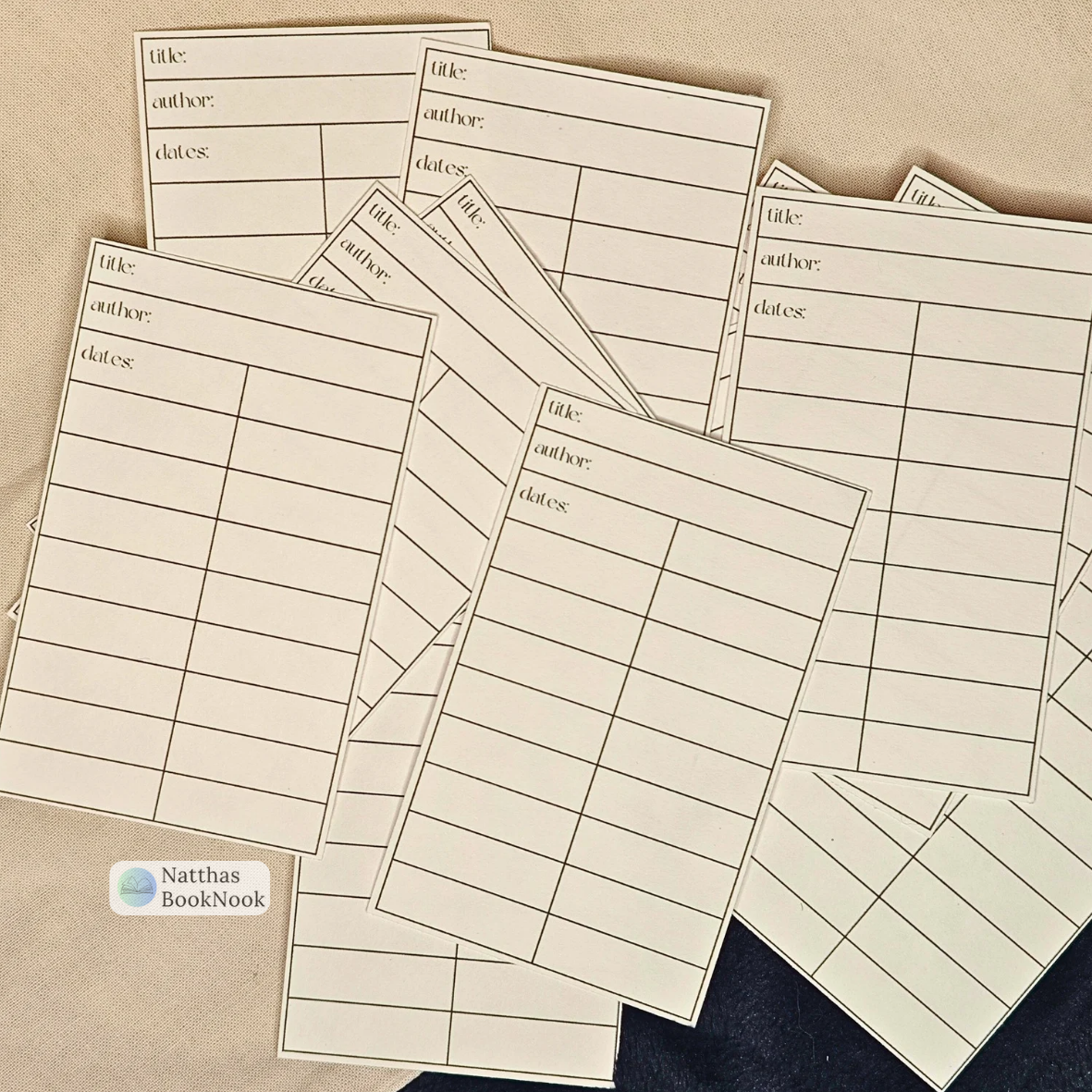 Bokmärke | Dates Read (3-pack)