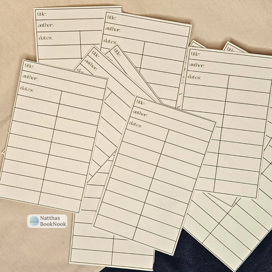 Bokmärke | Dates Read (3-pack)